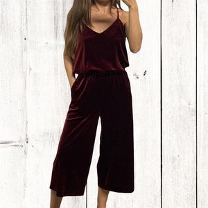 1 state velour jumpsuit overalls romper pants burgundy s